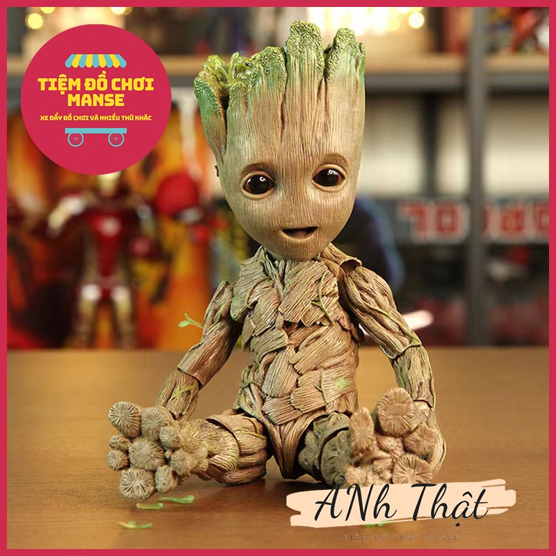 Mô Hình Siêu Ngầu Và Dễ Thương Có Khớp Cử Động Baby Groot - Guardians of the Galaxy