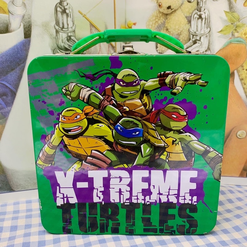 Hộp sắt đựng đồ xtreme turtles ninja rùa