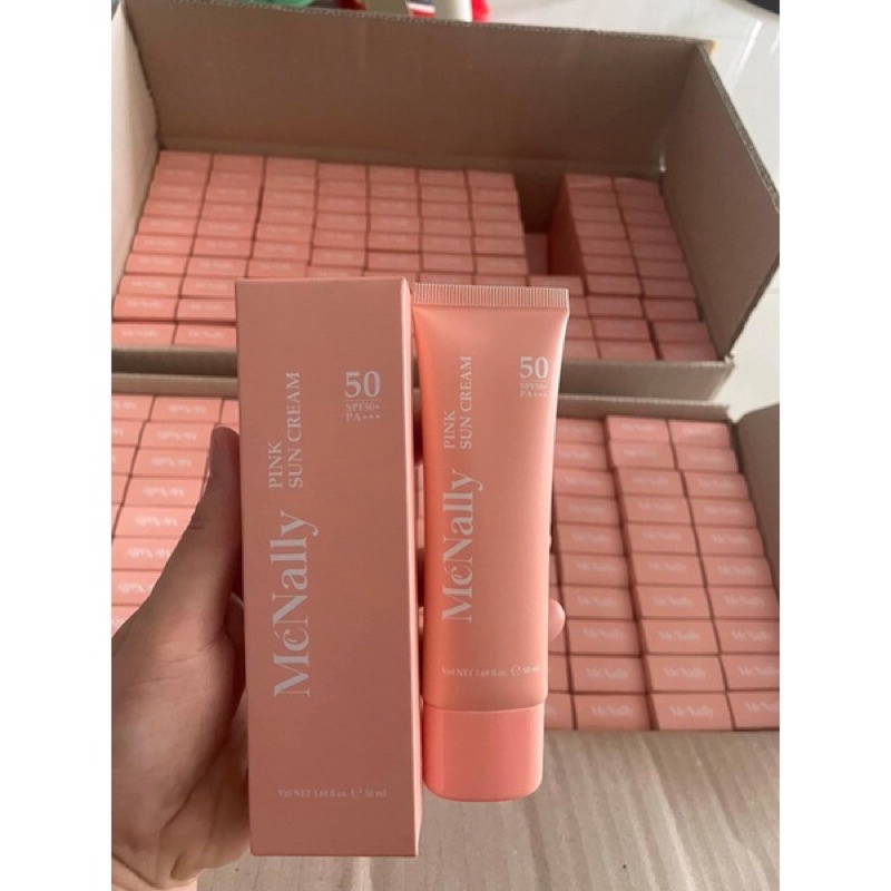 KEM CHỐNG NẮNG MC NALLY PINK SUN CREAM - 50ml