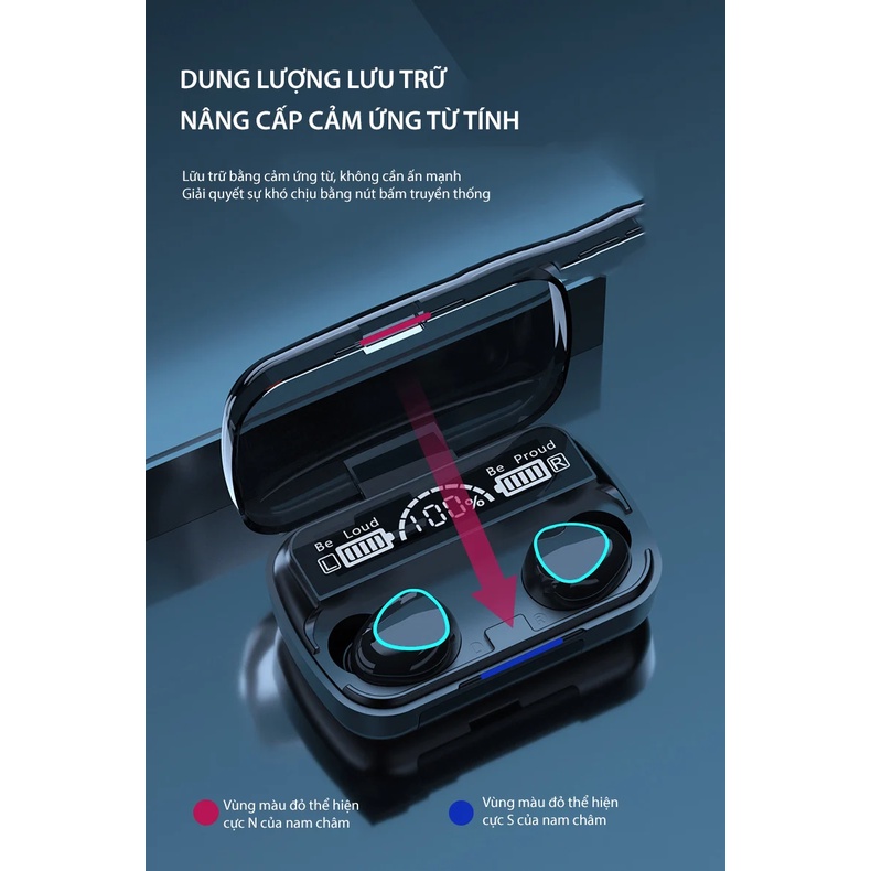 Tai Nghe Bluetooth #M10 TWS