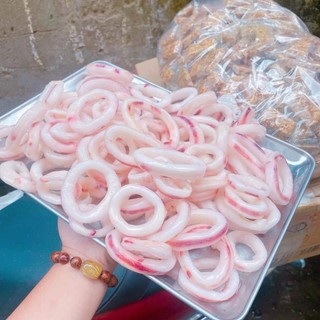 Mực Vòng Cắt Khoanh giao nhanh 2h