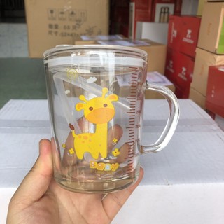 Ly nước, ly thủy tinh có vạch chia ml