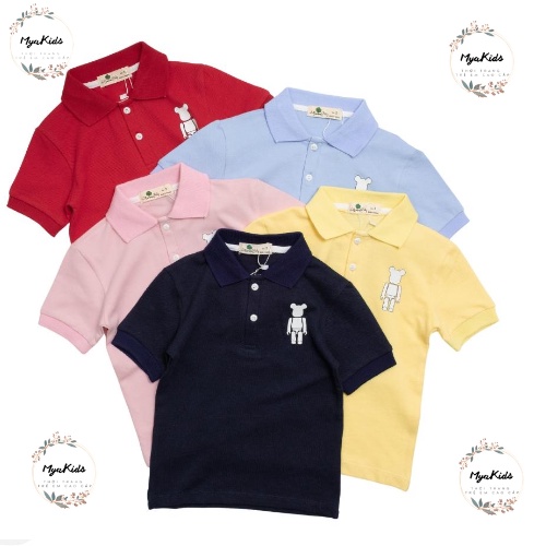 Áo polo bé trai, áo thun bé trai, áo polo bé gái, áo thun bé gái size 8-12t