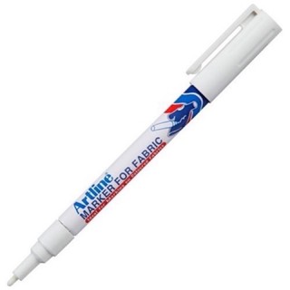 Bút vẽ lên vải không phai, mực trắng Artline.