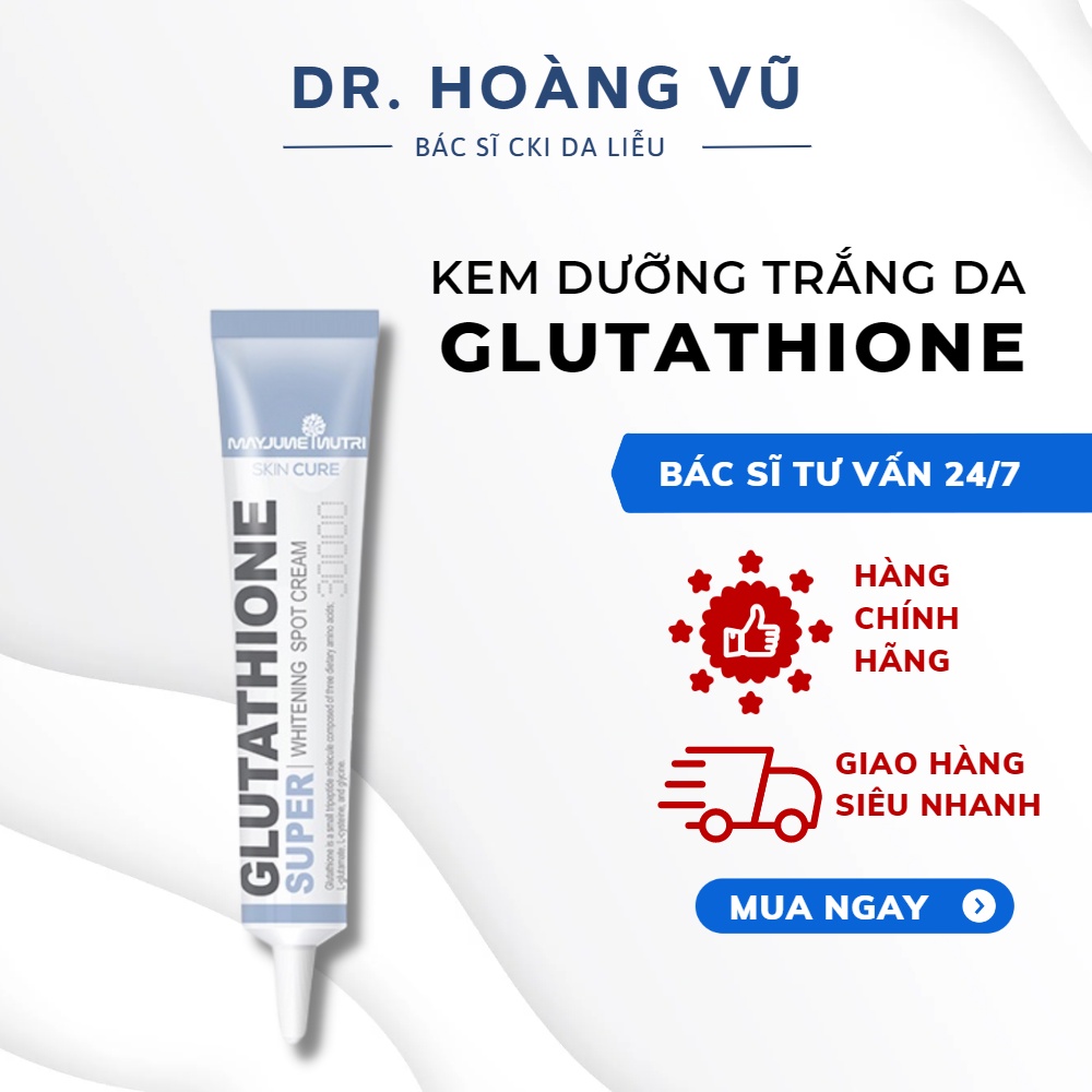 Kem dưỡng trắng da MAYJUNE GLUTATHIONE SUPER Whitening Spot Cream 30 gam- Dr. Hoàng Vũ