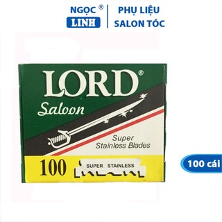 Dao cạo râu Lord nửa lưỡi 100 cái dao lam LORD chính hãng công ty