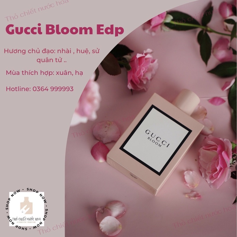 Nước hoa Gucci Bloom lọ nhỏ 10ml