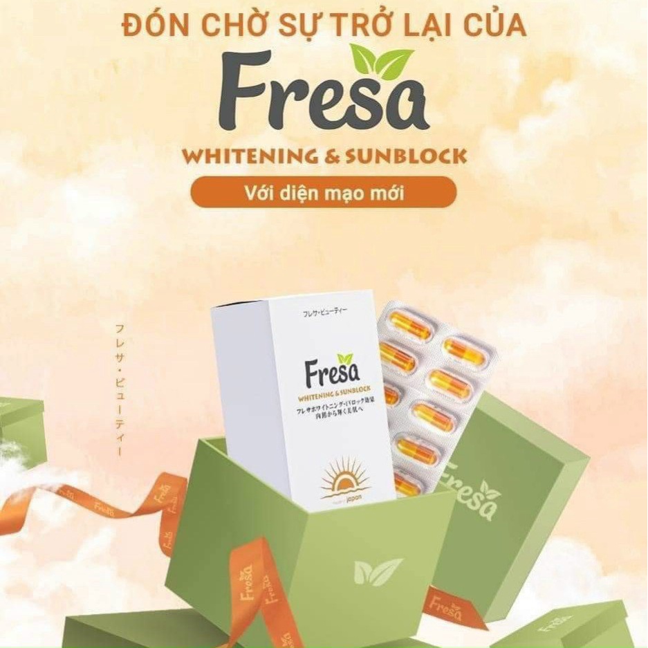 Viên uống Fresa dưỡng da chống nắng nội sinh