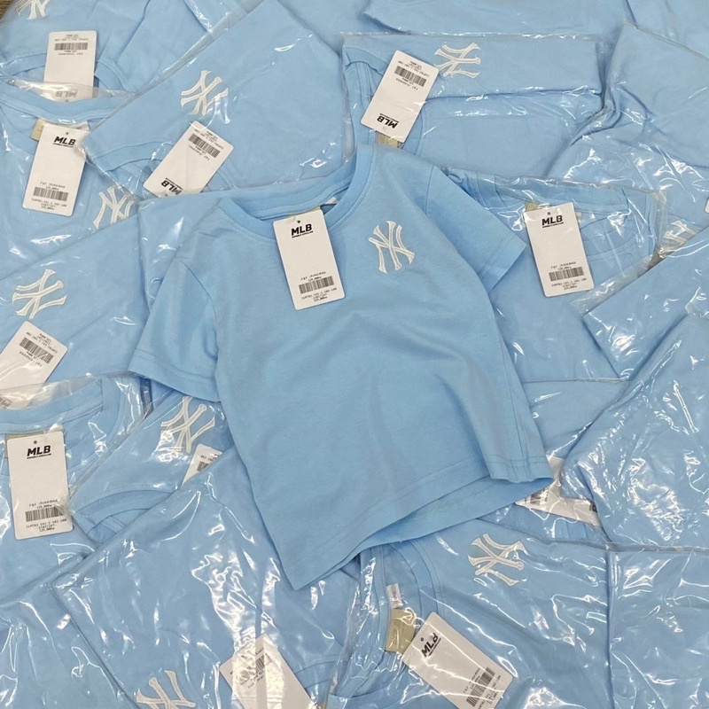 Áo phông NY MLB cộc tay mùa hè cho bé trai và bé gái