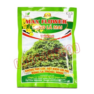 Phân bón rụng lá mai max flower gói 200g - rụng lá đồng loạt theo cơ chế tự nhiên, không suy cây