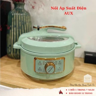 Nồi áp suất điện aux d306 mẫu mới nhất dung tích 4l công suất 1300w