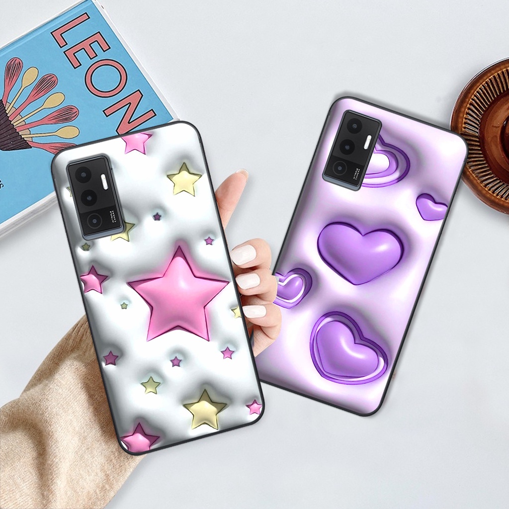 Ốp Vivo V23e in phẳng hiệu ứng 3D giả nổi siêu thật, cực xinh, cá tính