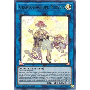 Thẻ bài Yugioh - TCG - GranSolfachord Musecia / DAMA-EN048'