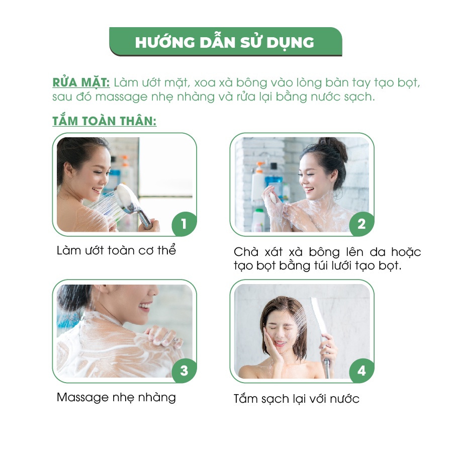 Xà bông gạo sữa ECOCARE - Thành phần hữu cơ tự nhiên giúp sáng da, dưỡng ẩm hiệu quả và an toàn - 100g