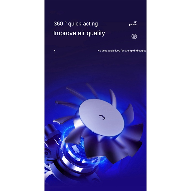 KANGJIA Máy Lọc Không Khí Khử Trùng ion Âm Khử Trùng Hai Tay Để Bàn Phòng Ngủ Gia Đình