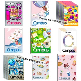 Vở Kẻ Ngang Campus 80,120 Trang Chuẩn Đẹp