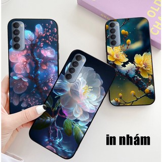 Ốp lưng oppo reno 4 4g / reno 4 pro 4g / reno 4 pro 5g / reno 4 5g in nhám hình hoa cỏ