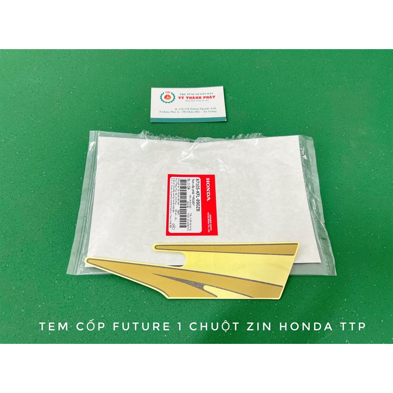 Tem xe Future 110 xám lông chuột zin honda