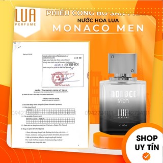 [Chính Hãng] Nước Hoa Nam Monaco Men 100ml Lua Perfume Phương HHL
