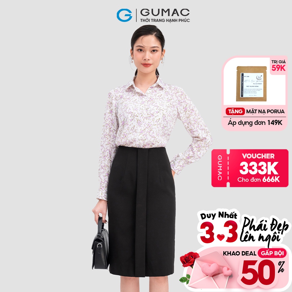Chân váy bút chì thời trang GUMAC VC11004