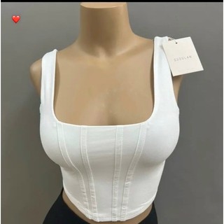 Áo 2 dây ba lỗ vạt bầu chít thân đẹp xinh