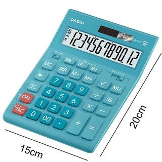 Máy Tính để bàn Casio GR-12C-LB - Loại để bàn lớn, thông dụng cho cửa hàng và các Shop bán hàng