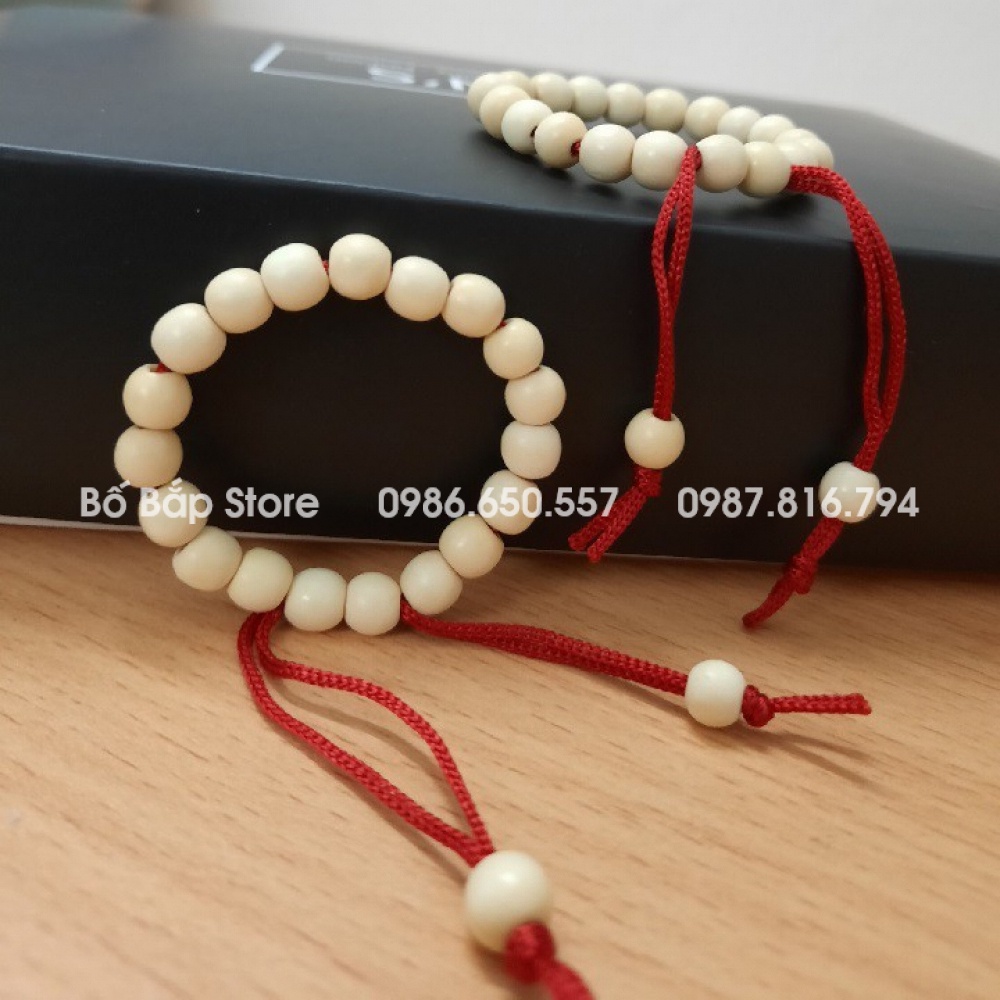 Vòng Dâu Tằm Cho Bé Chống Giật Mình Quấy Khóc Ban Đêm Giúp Bé Ngủ Ngon Trừ Vía Dữ - Bố Bắp Store