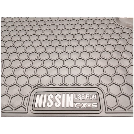 Thảm Sàn, Thảm Lót Sàn Cao Su Đúc Nissin Vân Tổ Ong Chuẩn Form Xe Mazda Cx5