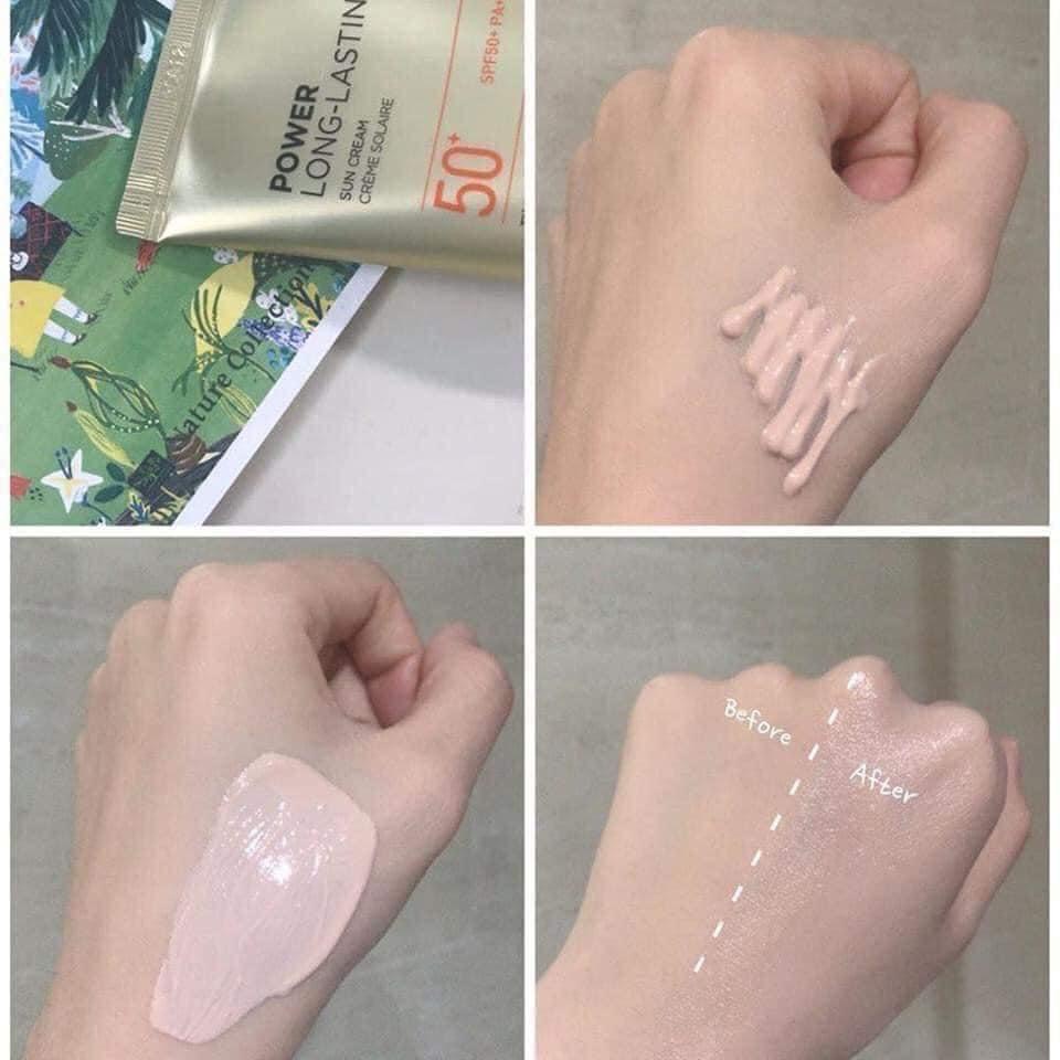 Kem chống nắng lâu trôi THE FACE SHOP Power Long Lasting Sun Cream SPF50+ PA+++