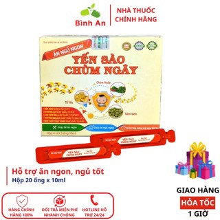 Siro Ăn ngủ ngon Yến Sào Chùm Ngây, hỗ trợ giúp ăn ngon, ngủ tốt