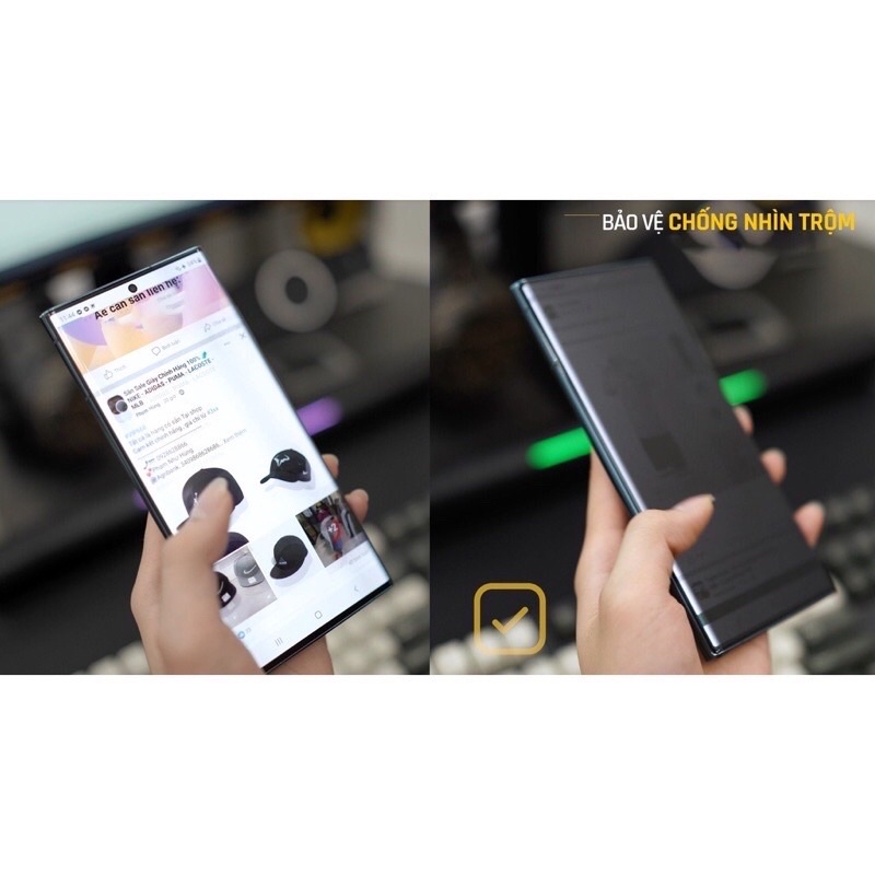 Miếng Dán PPF Chống Nhìn Trộm Cho Samsung S23 Ultra S22 Ultra Note 20 Ultra S21 Ultra S20 Ultra Note 10 Plus S10 Plus