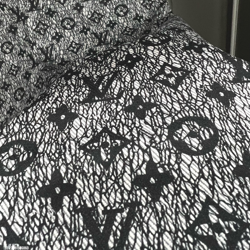 Áo phông nam LV hoa loang vàng,áo polo nam có cổ chất vải gai thoáng mát không xù không bai nhão mẫu hot mã LV02565