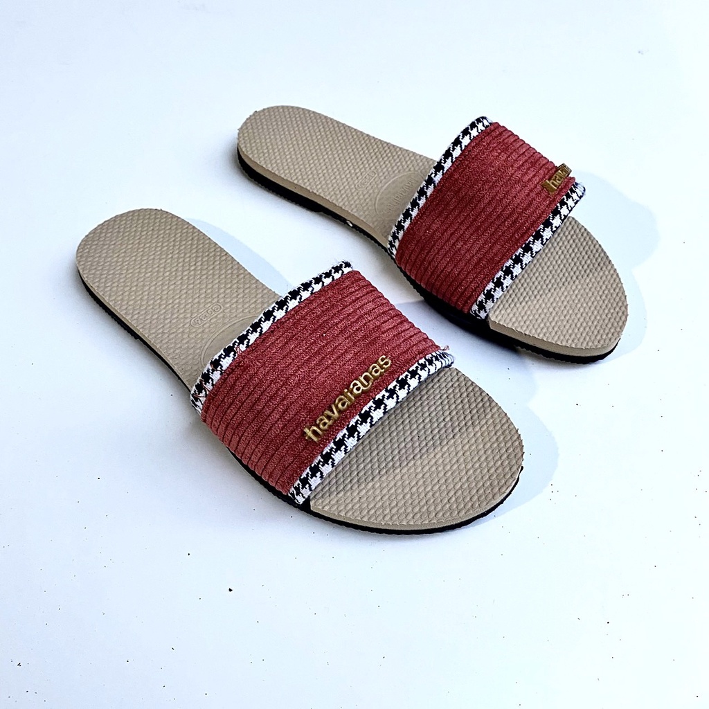 Dép quai ngang nữ havanas 5 màu mẫu mới, êm ái thời trang.