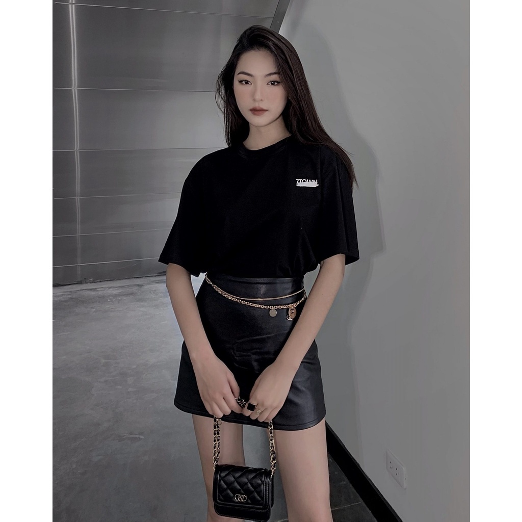 Áo thun nữ BLACKDOKI-Luxurious , áo phông form rộng tay lỡ cá tính basic chất cotton dày dặn