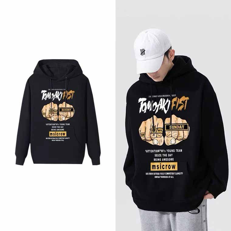 ÁO KHOÁC HOODIE NẮM ĐẤM ĐƠN GIẢN THOẢI MÁI - ÁO KHOÁC CÓ NHIỀU MÀU ĐƯỜNG MAY TỈ MỈ CHẮC CHẮN - ÁO KHOÁC UNISEX ULZZANG
