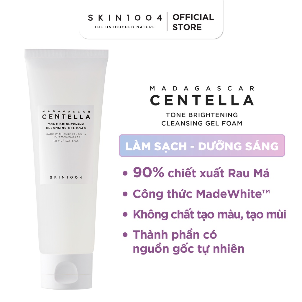 Sữa rửa mặt Skin 1004 Madagascar Centella Tone Brightening Cleansing Gel Foam 125ml | BigBuy360 - bigbuy360.vn