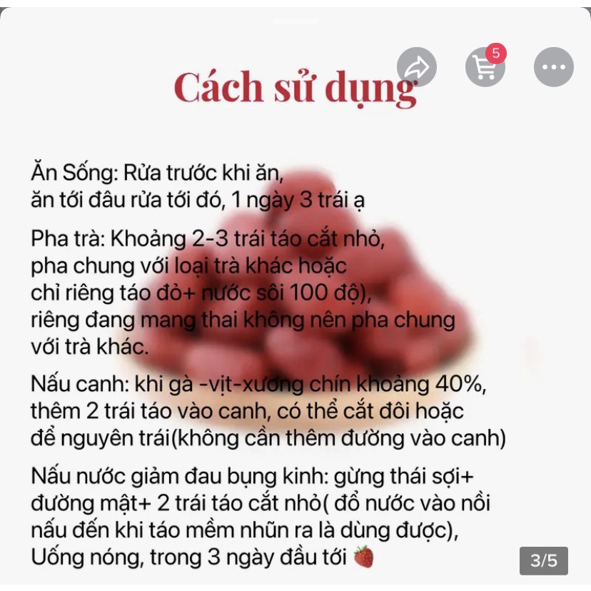 Táo đỏ Hòa Điền Tân Cương size To thơm ngon Túi 1kg