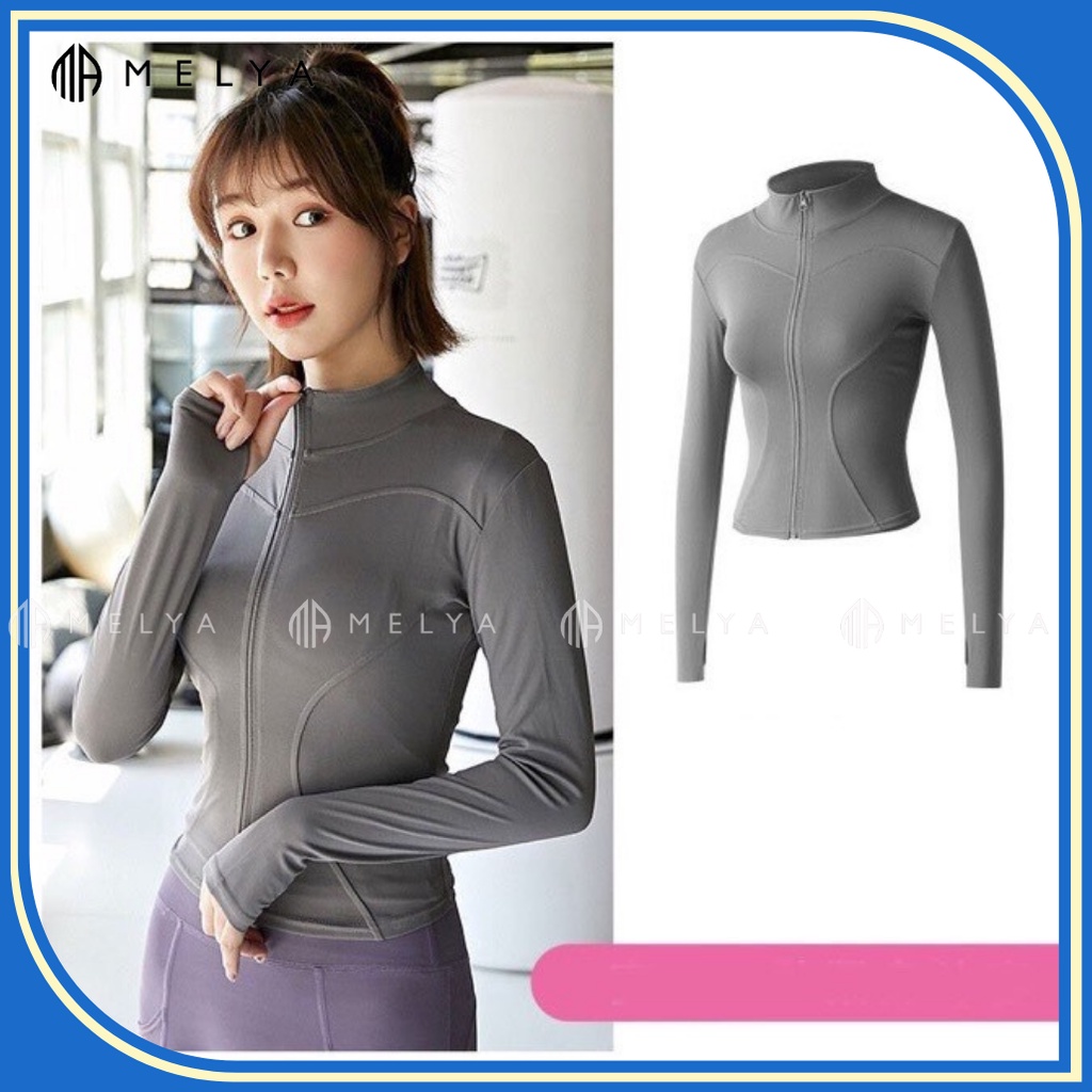 Áo khoác thể thao cho nữ thấm hút mồ hôi, thoáng mát Melya Sport