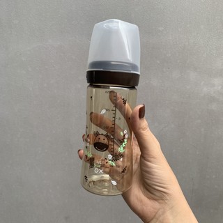 (Thanh lý)Bình sữa Bebepick bản bò 250ml nội địa Hàn (rách hộp, trầy xước)