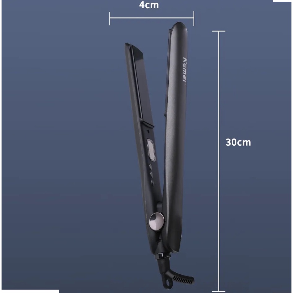 Máy Duỗi Tóc Cao Cấp Bảng Nhỏ Có Thể Làm Xoăn Kemei Km 959