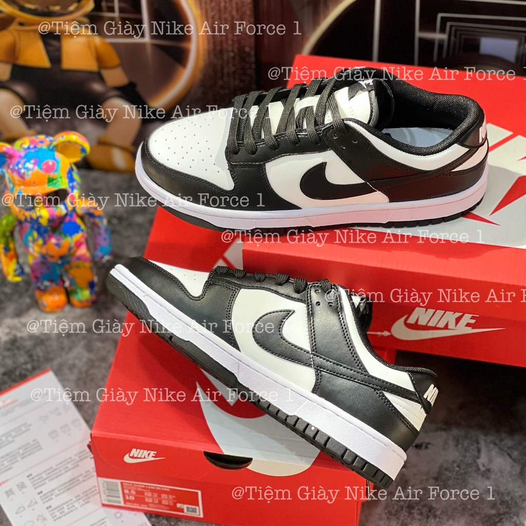 Giày Thể Thao Sb Dunk Low Black White Màu Cơ Bản Đen Trắng Bassic