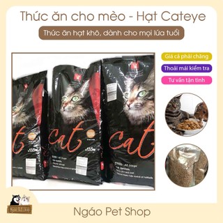 Hạt dinh dưỡng catseye 1 kg - thức ăn cho mèo catseye túi zip 1kg - ngáo pet shop