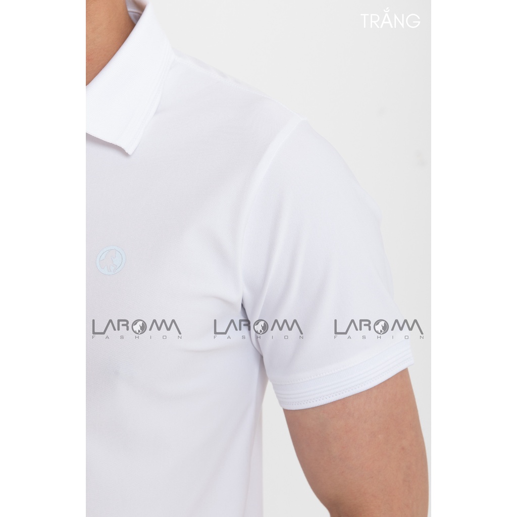 LAROMA Áo polo nam basic trơn | Vải Coolmax làm mát