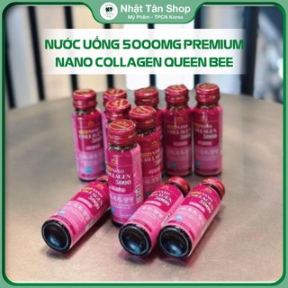 Nước Uống 5000mg Premium Nano Collagen Queen Bee - Hộp 10 chai