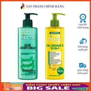 Kem dưỡng tóc,dầu dưỡng tóc phục hồi sos hair saver 10in1 garnier 400 ml