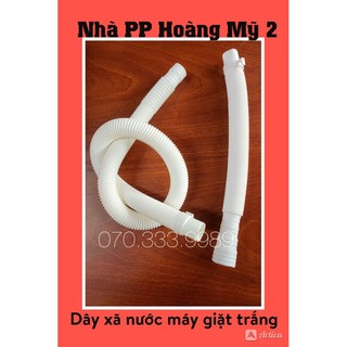 Dây ống xã nước máy giặt màu trắng nhựa tốt