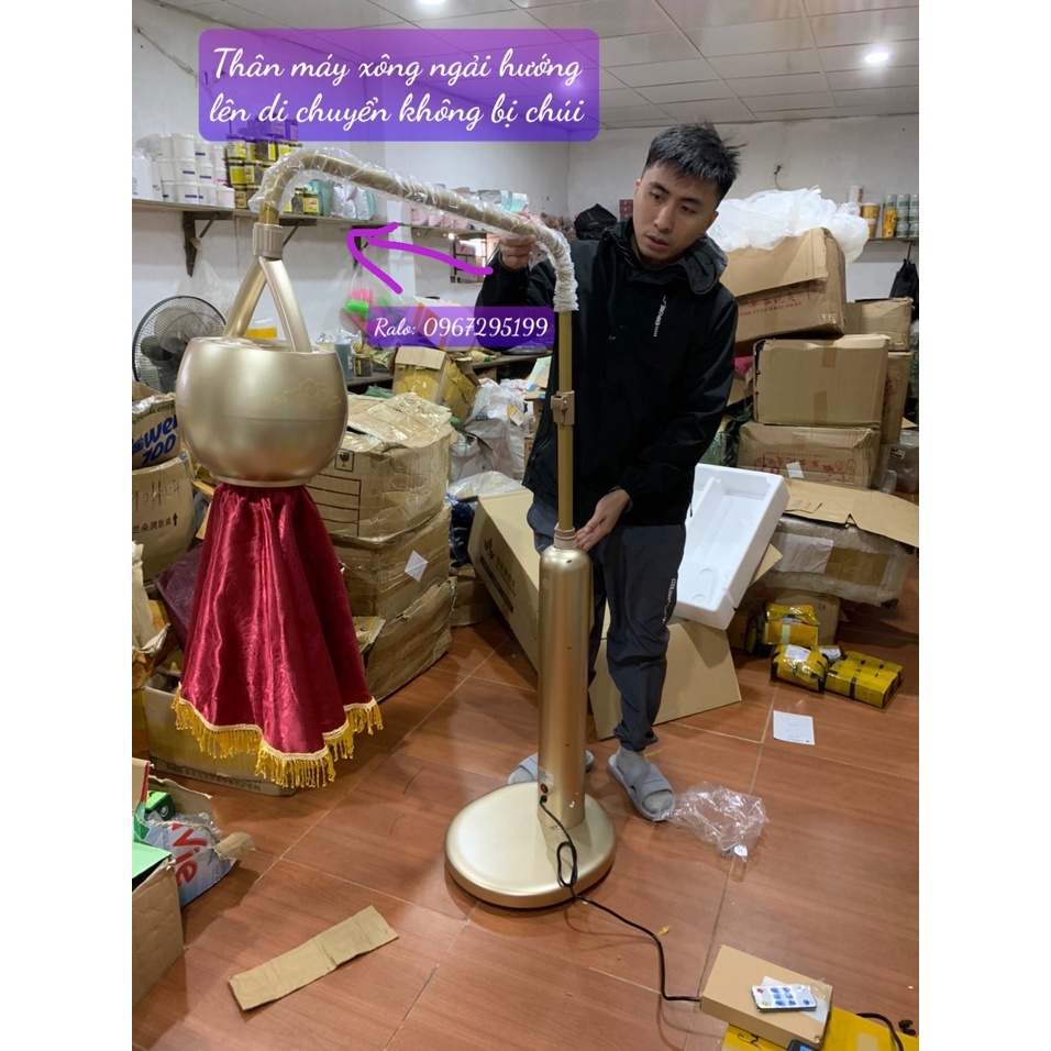 Máy Xông Ngải Cứu Có Đèn Hồng Ngoại