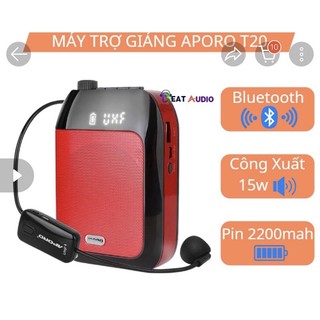 Giảm giá Máy trợ giảng APORO T9 UHF 4.0 năm 2023 (Bluetooth, USB, Ghi âm, Thẻ nhớ)