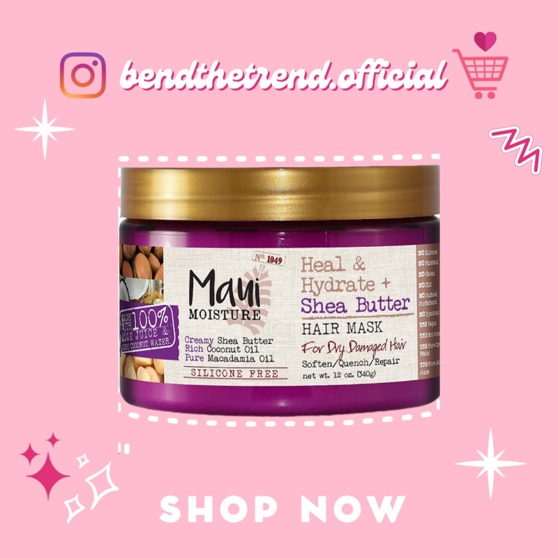 [AUTH-ĐỦ BILL] KEM Ủ TÓC MAUI MOISTURE HAIR MASK SHEA BUTTER