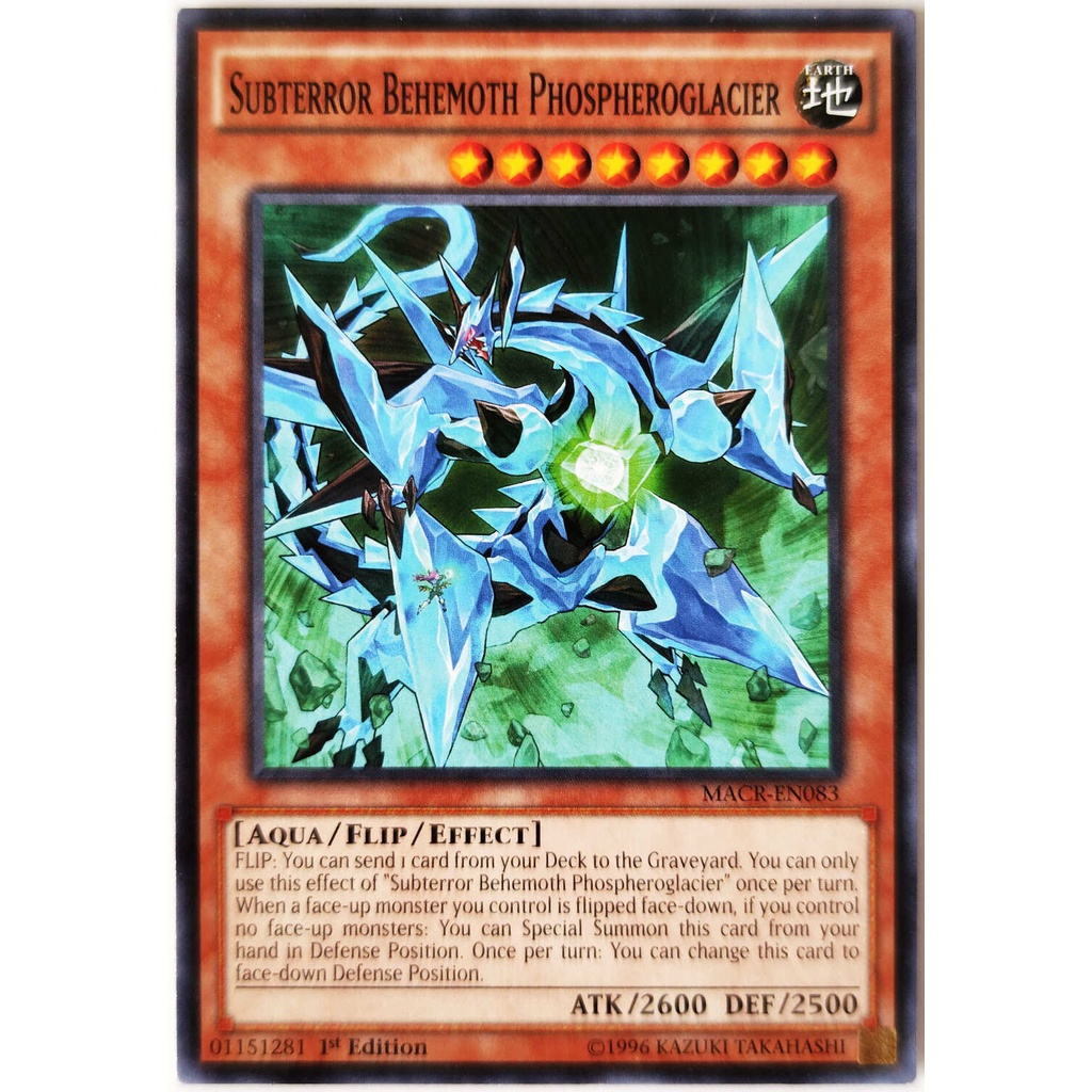 [Thẻ Yugioh] Subterror Behemoth Phospheroglacier |EN| Common